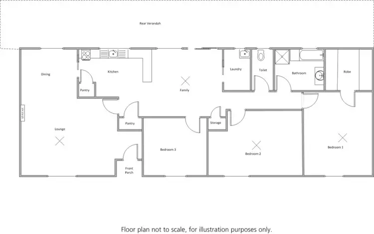Floorplan of Homely house listing, 18-20 West Terrace, Edithburgh SA 5583