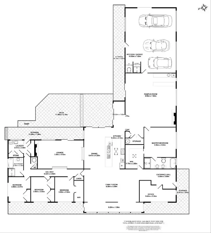 Floorplan of Homely house listing, Lot 2/17 Woodlands Drive, Hallidays Point NSW 2430