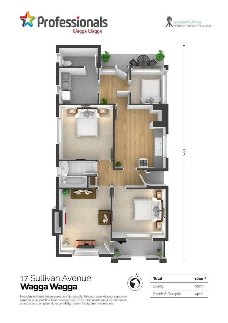 Floorplan of Homely house listing, 17 Sullivan Avenue, Wagga Wagga NSW 2650