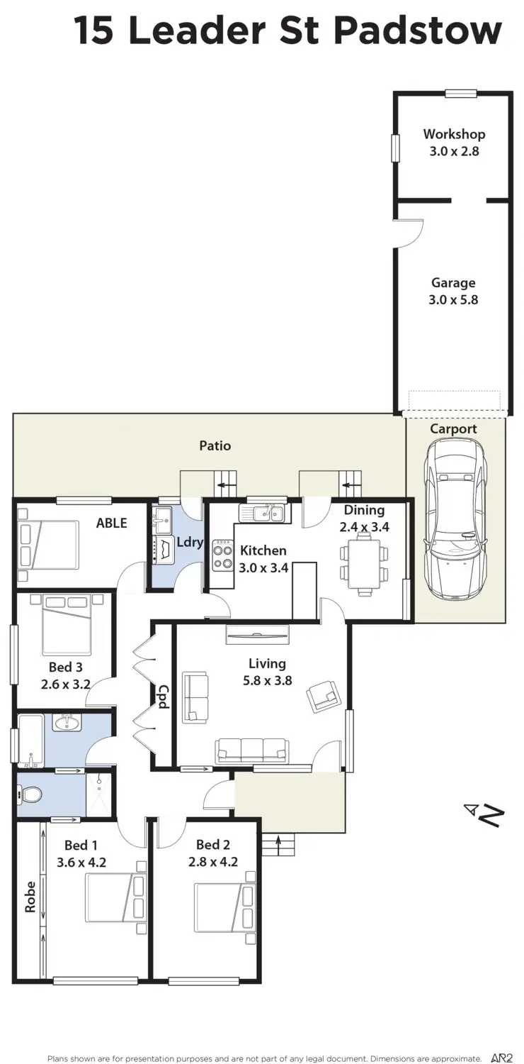 Floorplan of Homely house listing, 15 Leader Street, Padstow NSW 2211