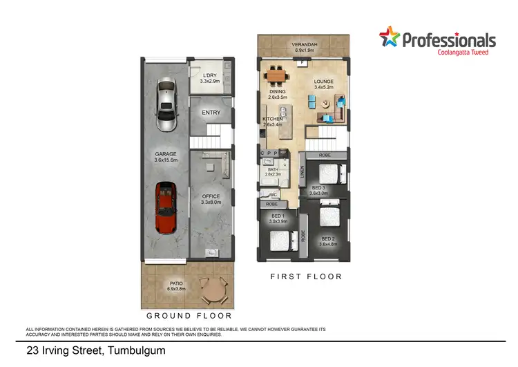 Floorplan of Homely house listing, 23 Irving Street, Tumbulgum NSW 2490