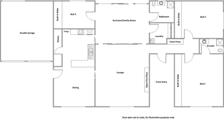 Floorplan of Homely house listing, 23 Talbot Street, Port Vincent SA 5581