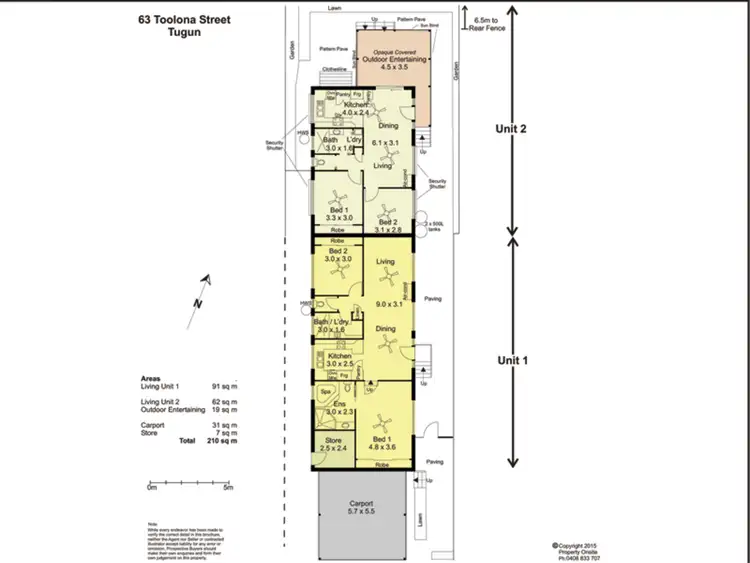 Floorplan of Homely house listing, 63 Toolona Street, Tugun QLD 4224