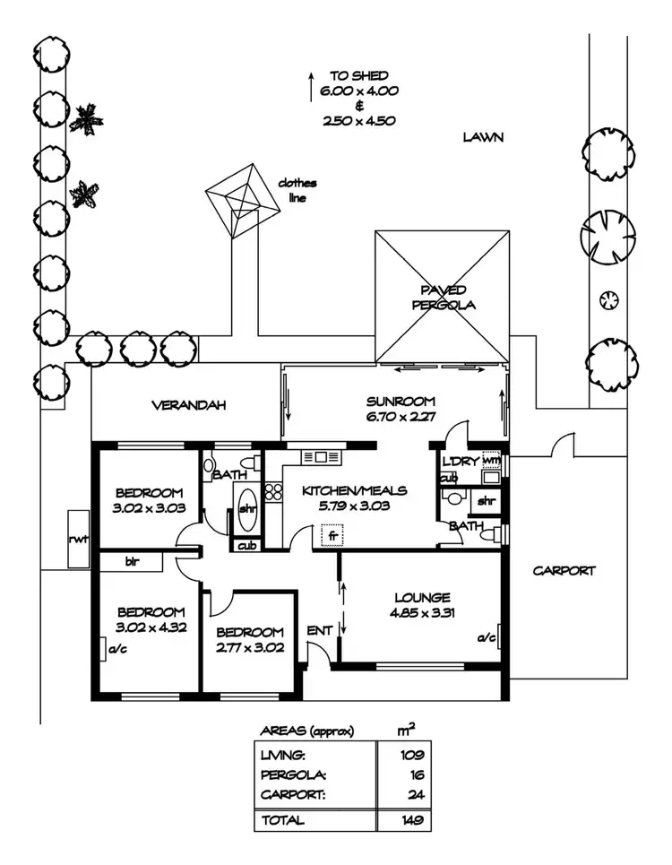 Floorplan of Homely house listing, 6 River Valley Drive, Windsor Gardens SA 5087