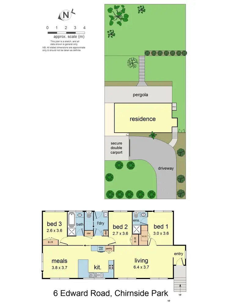 Floorplan of Homely house listing, 6 Edward Road, Chirnside Park VIC 3116
