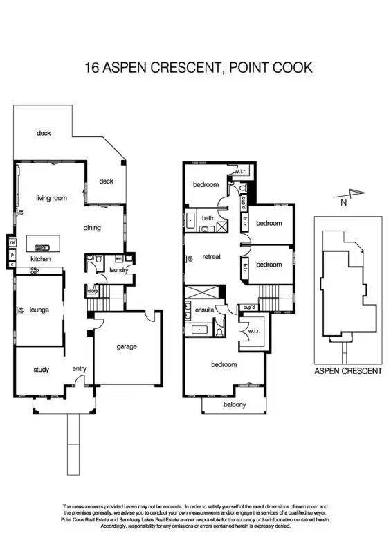 Floorplan of Homely house listing, 16 Aspen Crescent, Point Cook VIC 3030