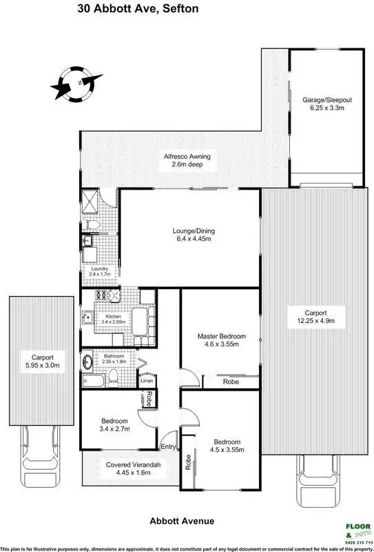 Floorplan of Homely house listing, 30 Abbott Avenue, Sefton NSW 2162