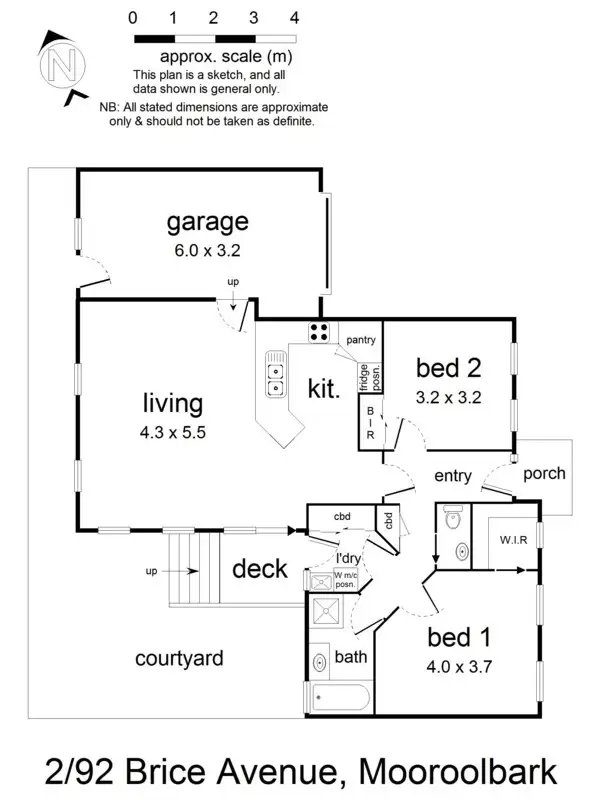 Floorplan of Homely house listing, 2/92 Brice Avenue, Mooroolbark VIC 3138