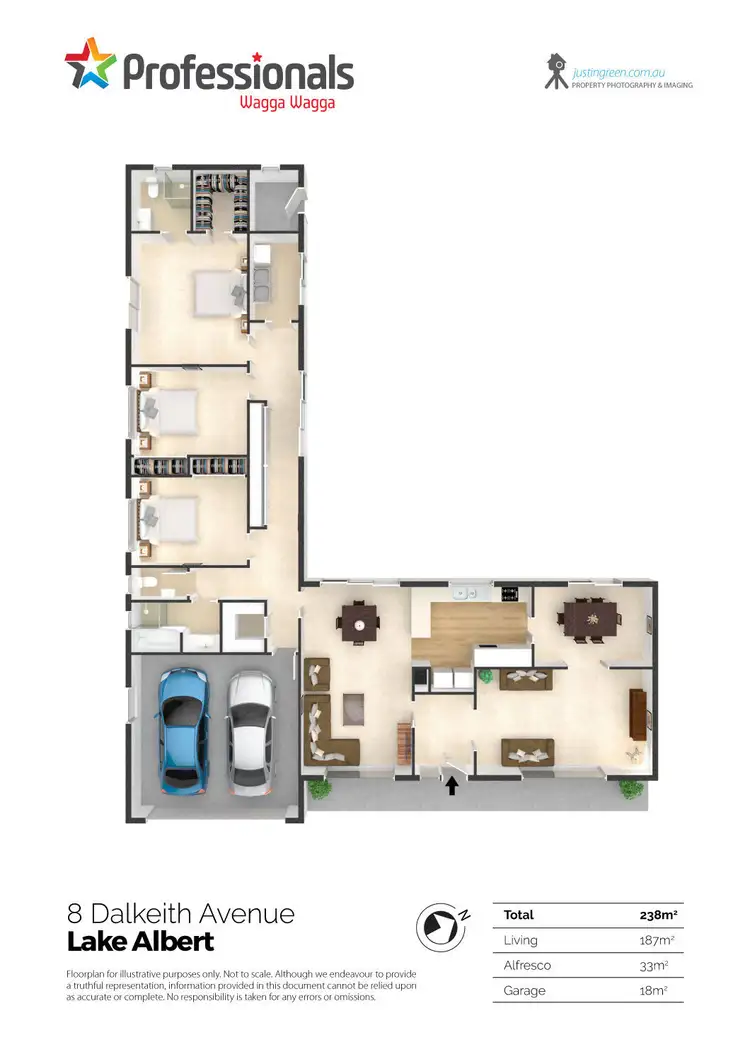 Floorplan of Homely house listing, 8 Dalkeith Avenue, Lake Albert NSW 2650