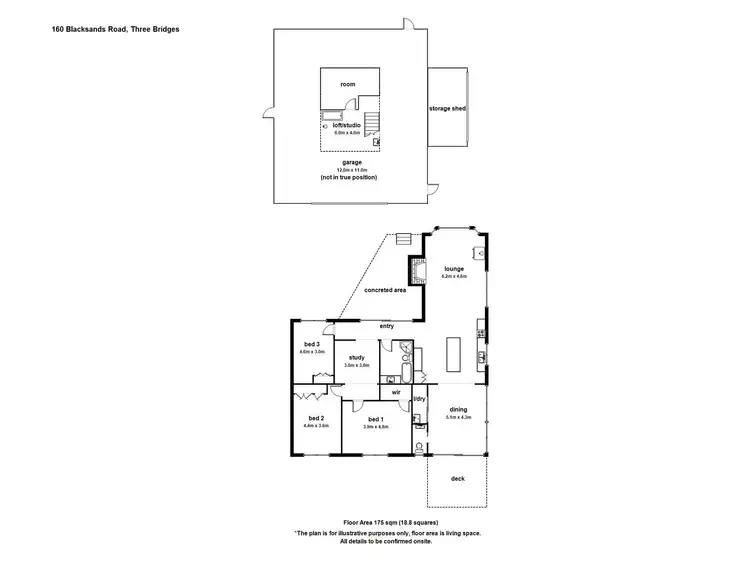 Floorplan of Homely house listing, 160 Blacksands Road, Three Bridges VIC 3797