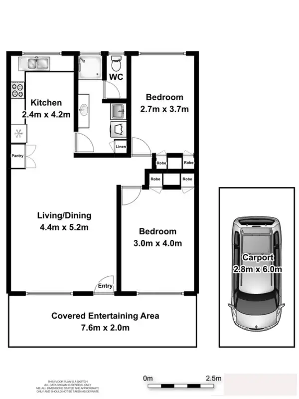 Floorplan of Homely unit listing, 8/15 Norton Street, Ballina NSW 2478