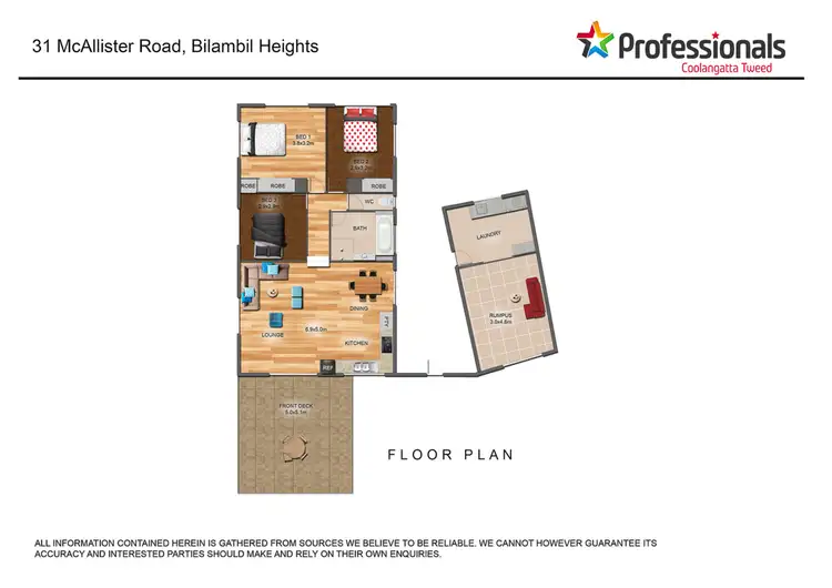 Floorplan of Homely house listing, 31 McAllisters Road, Bilambil Heights NSW 2486