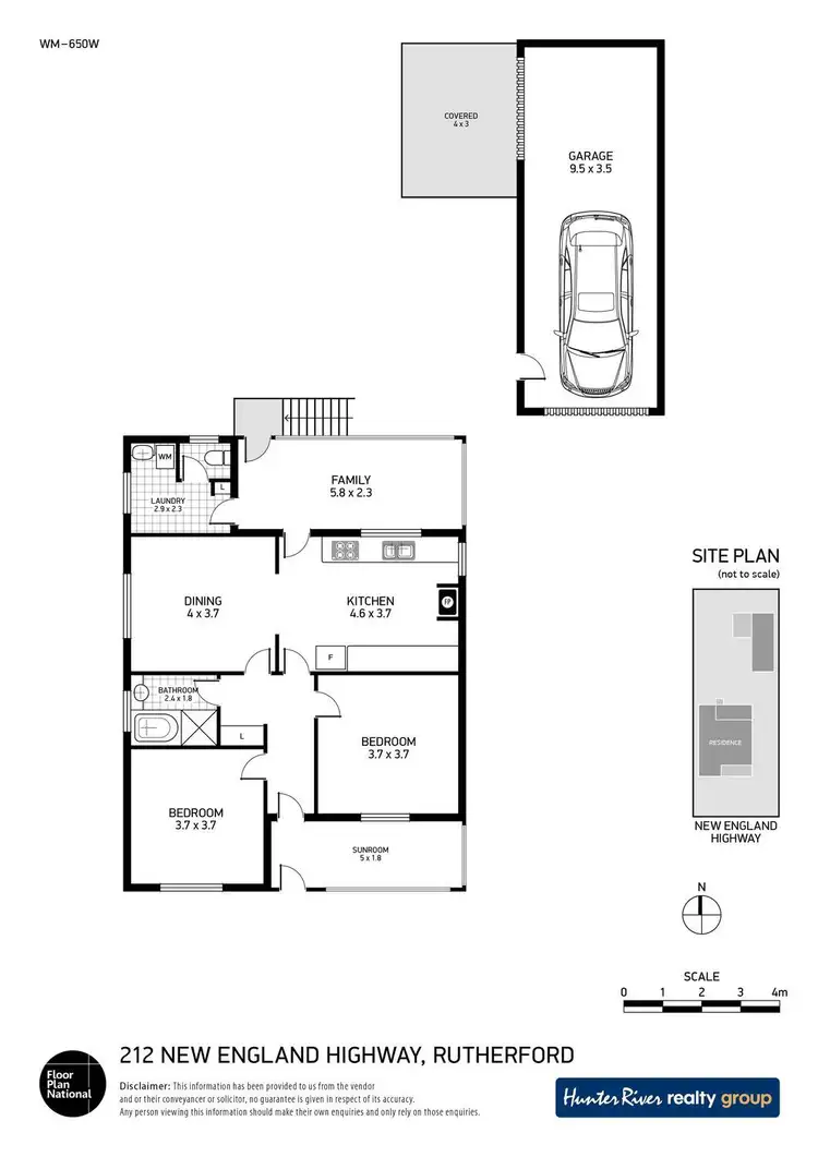 Floorplan of Homely house listing, 212 New England Highway, Rutherford NSW 2320
