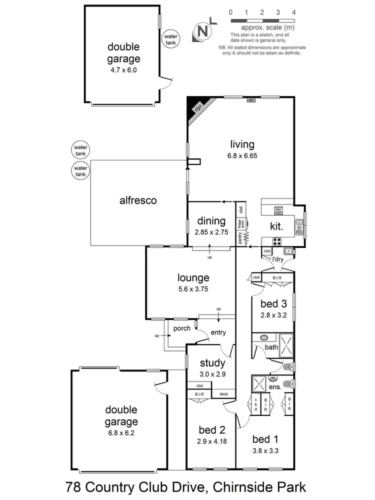 Floorplan of Homely house listing, 78 Country Club Drive, Chirnside Park VIC 3116