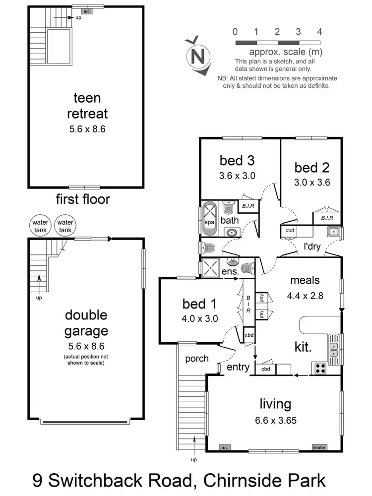 Floorplan of Homely house listing, 9 Switchback Road, Chirnside Park VIC 3116