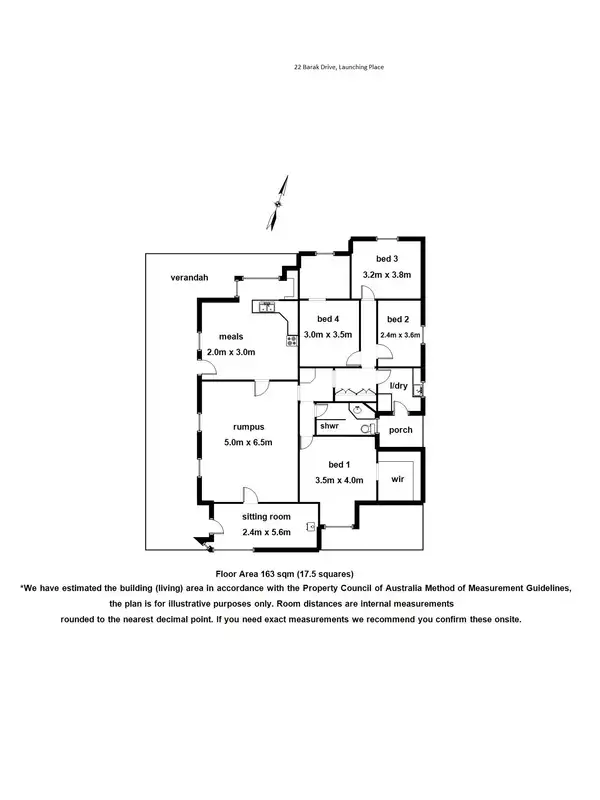 Floorplan of Homely rural property listing, 22 Barak Drive, Yarra Junction VIC 3797