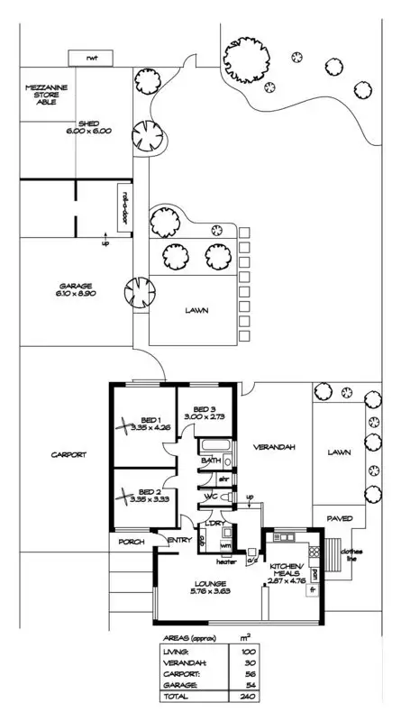 Floorplan of Homely house listing, 119 HALSEY Road, Elizabeth East SA 5112