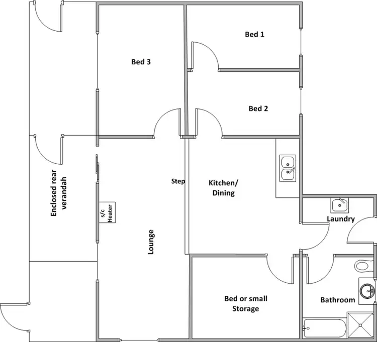 Floorplan of Homely rural property listing, 254 Reo Road, The Pines SA 5577
