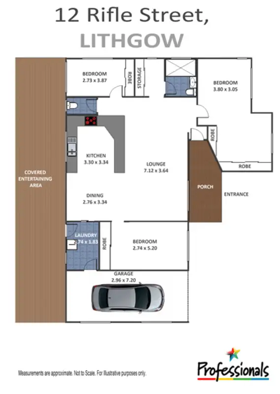 Floorplan of Homely house listing, 12 Rifle Parade, Lithgow NSW 2790