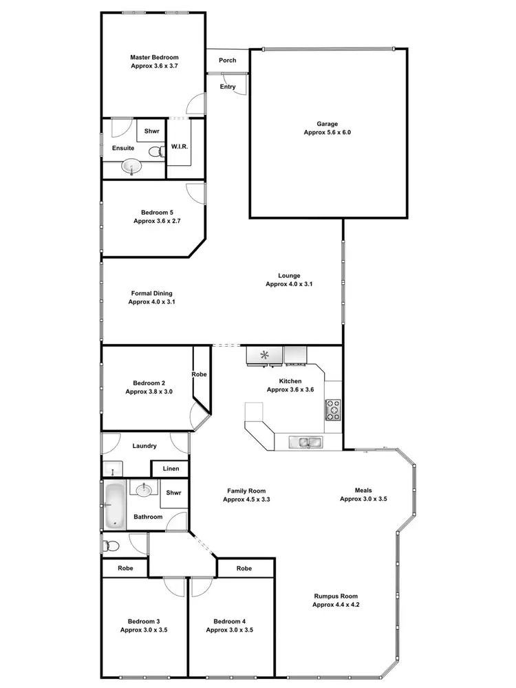 Floorplan of Homely house listing, 13 Myrtle Street, Prestons NSW 2170