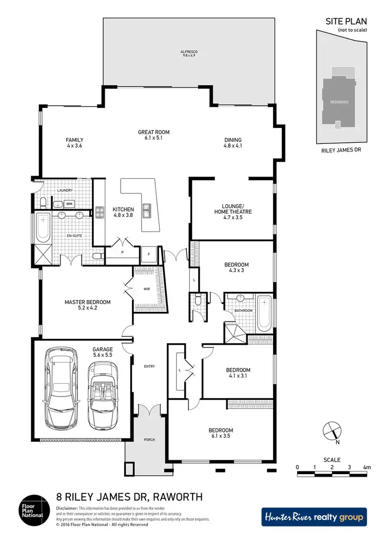 Floorplan of Homely house listing, 8 Riley James Drive, Raworth NSW 2321