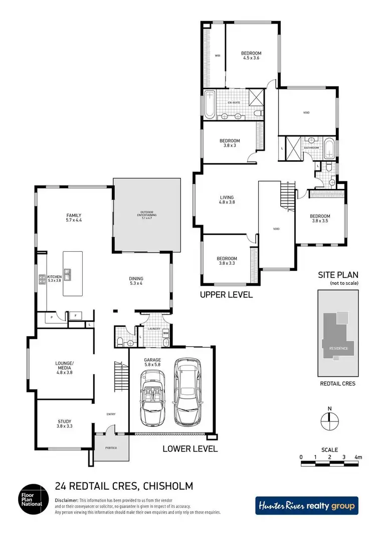 Floorplan of Homely house listing, 24 Redtail Crescent, Chisholm NSW 2322