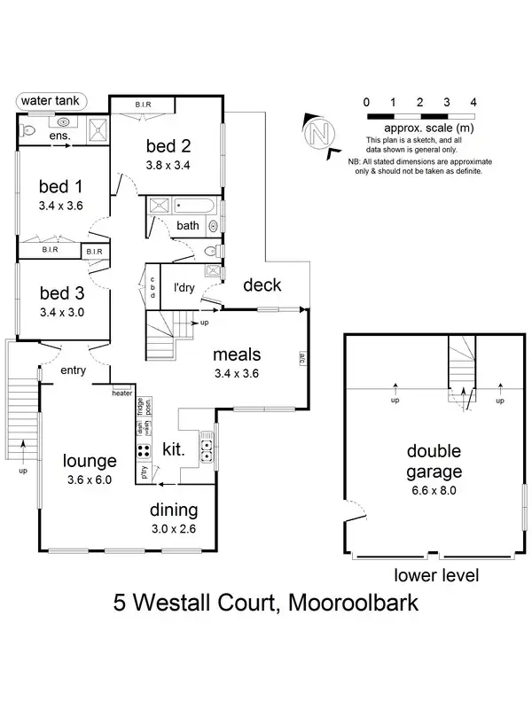 Floorplan of Homely house listing, 5 Westall Court, Mooroolbark VIC 3138