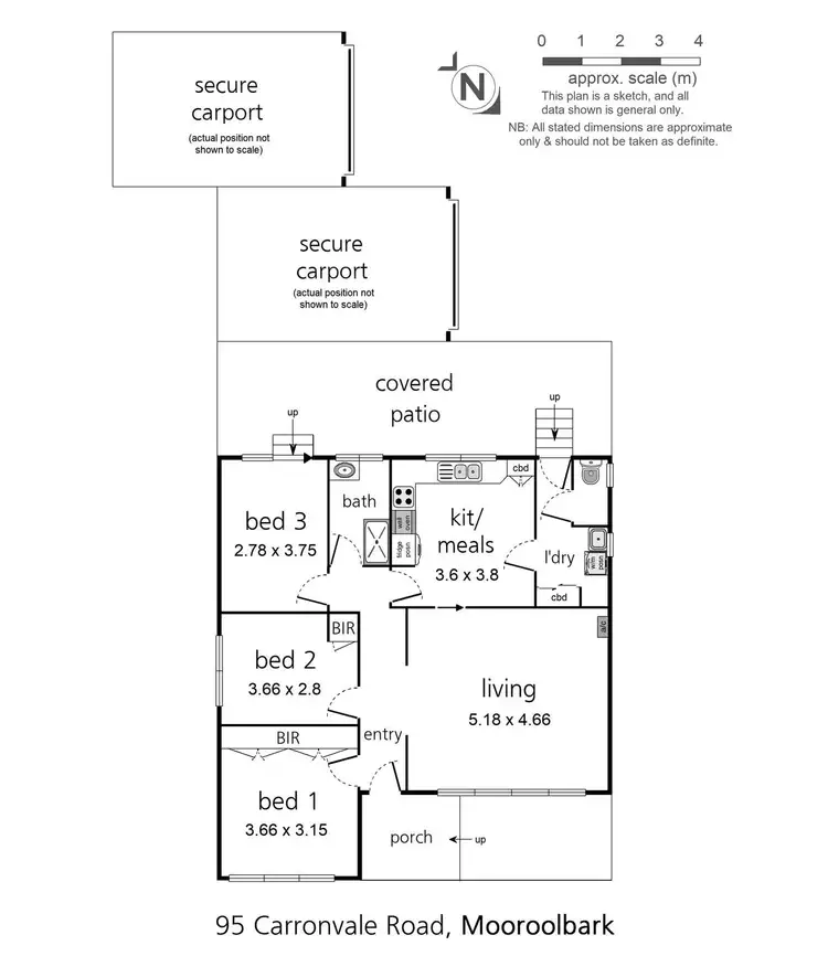 Floorplan of Homely house listing, 95 Carronvale Road, Mooroolbark VIC 3138