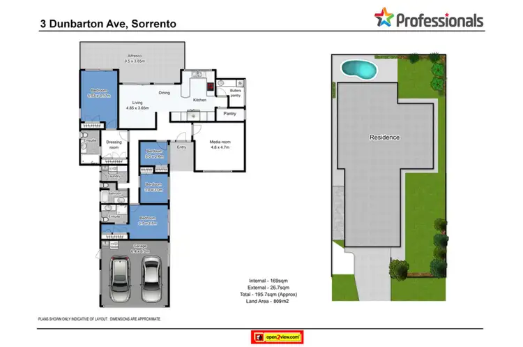 Floorplan of Homely house listing, 3 Dunbarton Avenue, Sorrento QLD 4217