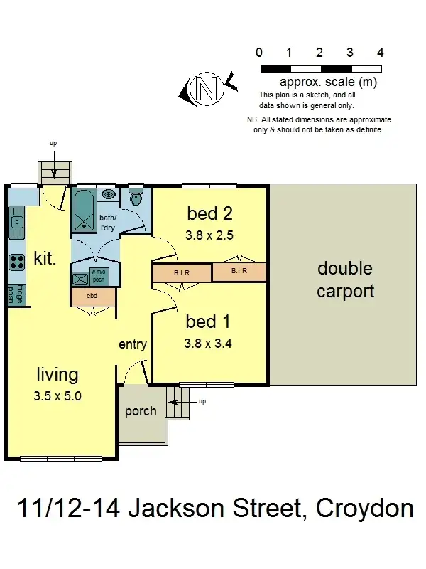 Floorplan of Homely unit listing, 11/12 Jackson Street, Croydon VIC 3136