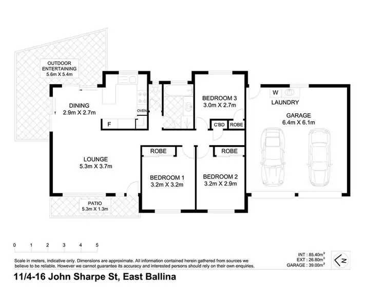 Floorplan of Homely villa listing, 11/6-14 John Sharpe Street, East Ballina NSW 2478