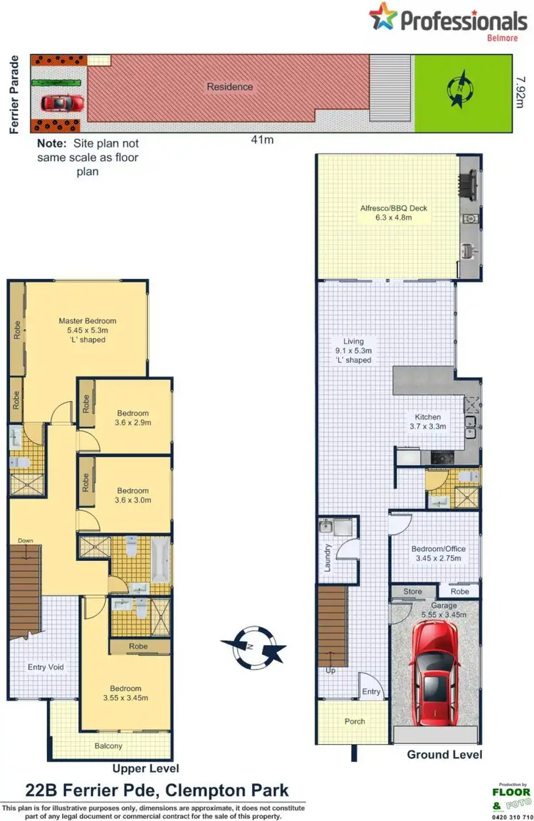 Floorplan of Homely house listing, 22B Ferrier Parade, Clemton Park NSW 2206