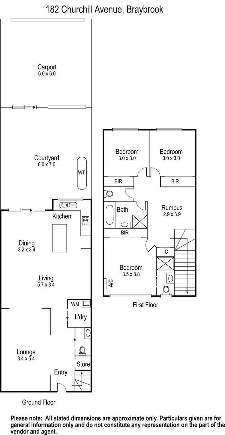 Floorplan of Homely townhouse listing, Address available on request