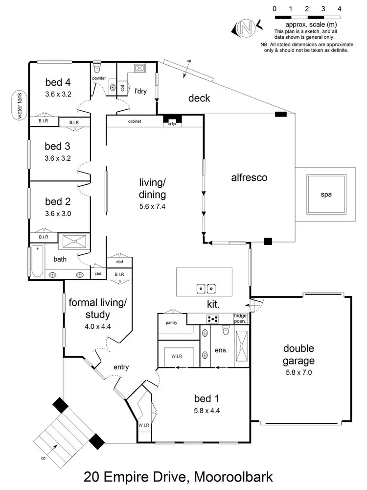 Floorplan of Homely house listing, 20 Empire Drive, Mooroolbark VIC 3138