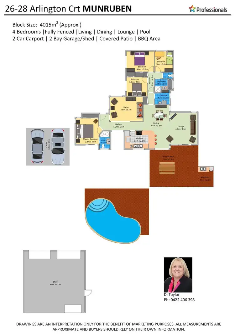 Floorplan of Homely house listing, 26-28 Arlington Court, Munruben QLD 4125