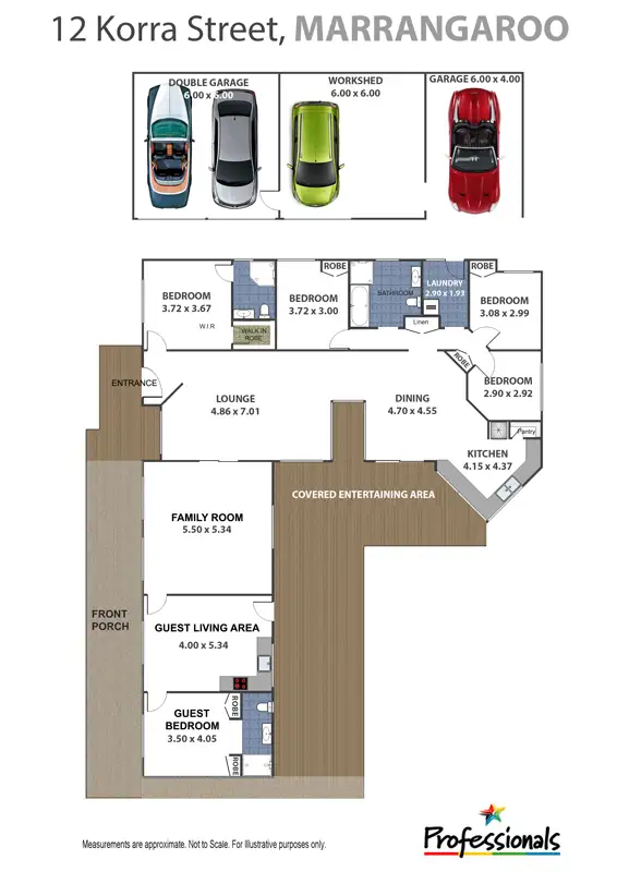 Floorplan of Homely house listing, 12 Korra Street, Marrangaroo NSW 2790