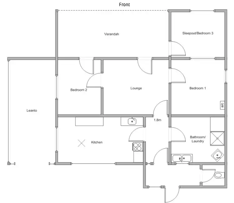 Floorplan of Homely house listing, 36 Beach Road, Coobowie SA 5583