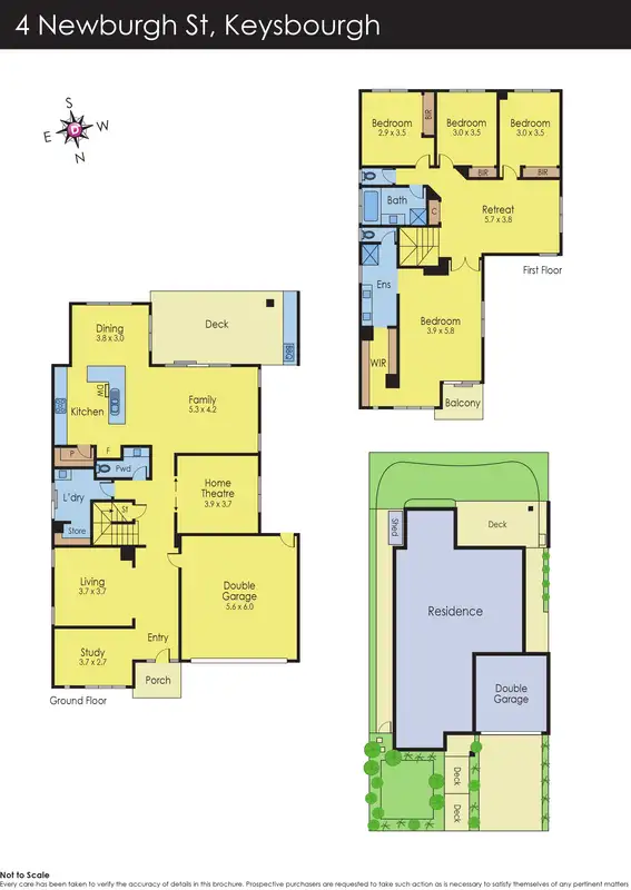 Floorplan of Homely house listing, 4 Newburgh Street, Keysborough VIC 3173