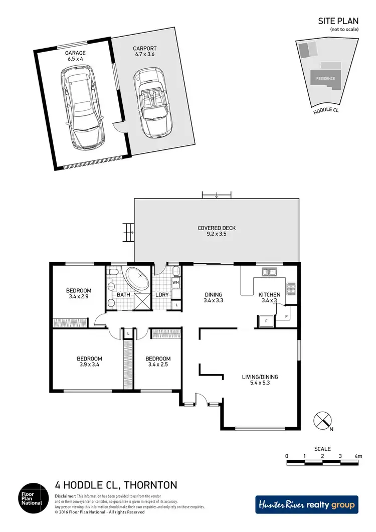 Floorplan of Homely house listing, 4 Hoddle Close, Thornton NSW 2322