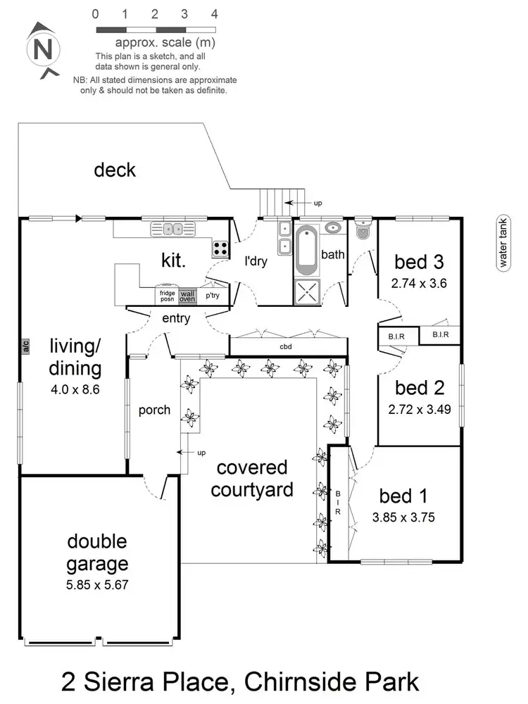 Floorplan of Homely house listing, 2 Sierra Place, Chirnside Park VIC 3116