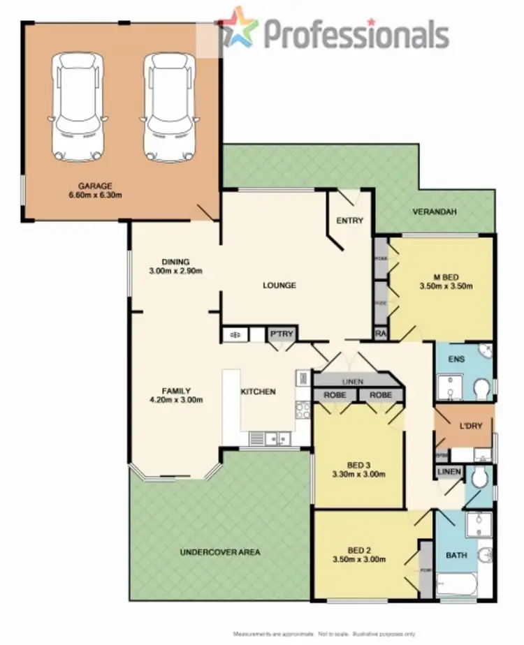 Floorplan of Homely house listing, 28 Falcon Circuit, Wodonga VIC 3690
