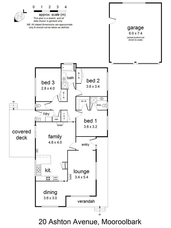 Floorplan of Homely house listing, 20 Ashton Avenue, Mooroolbark VIC 3138