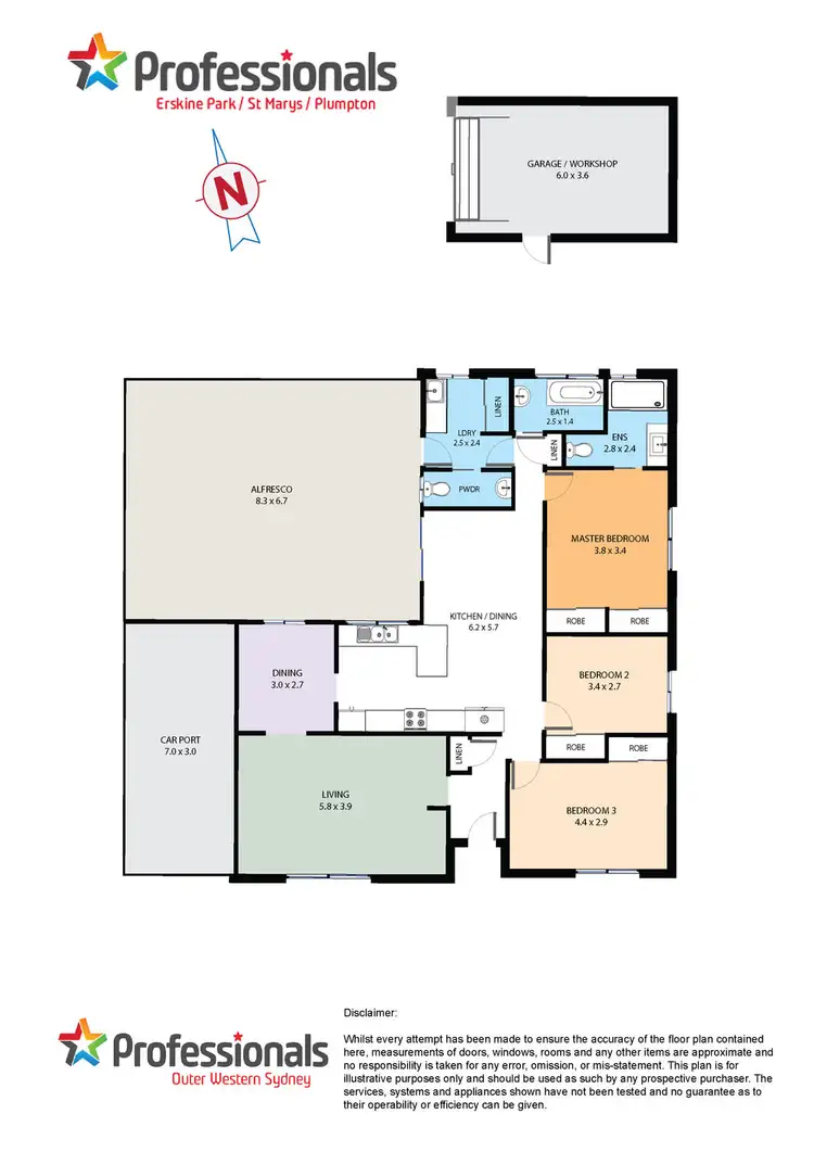 Floorplan of Homely house listing, 6 Summer Hill Place, St Clair NSW 2759