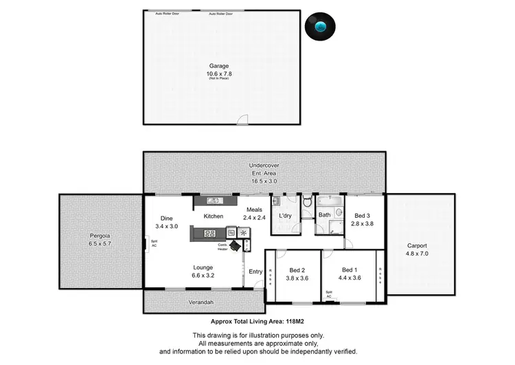 Floorplan of Homely house listing, 19 Nioka Drive, Ironbank SA 5153