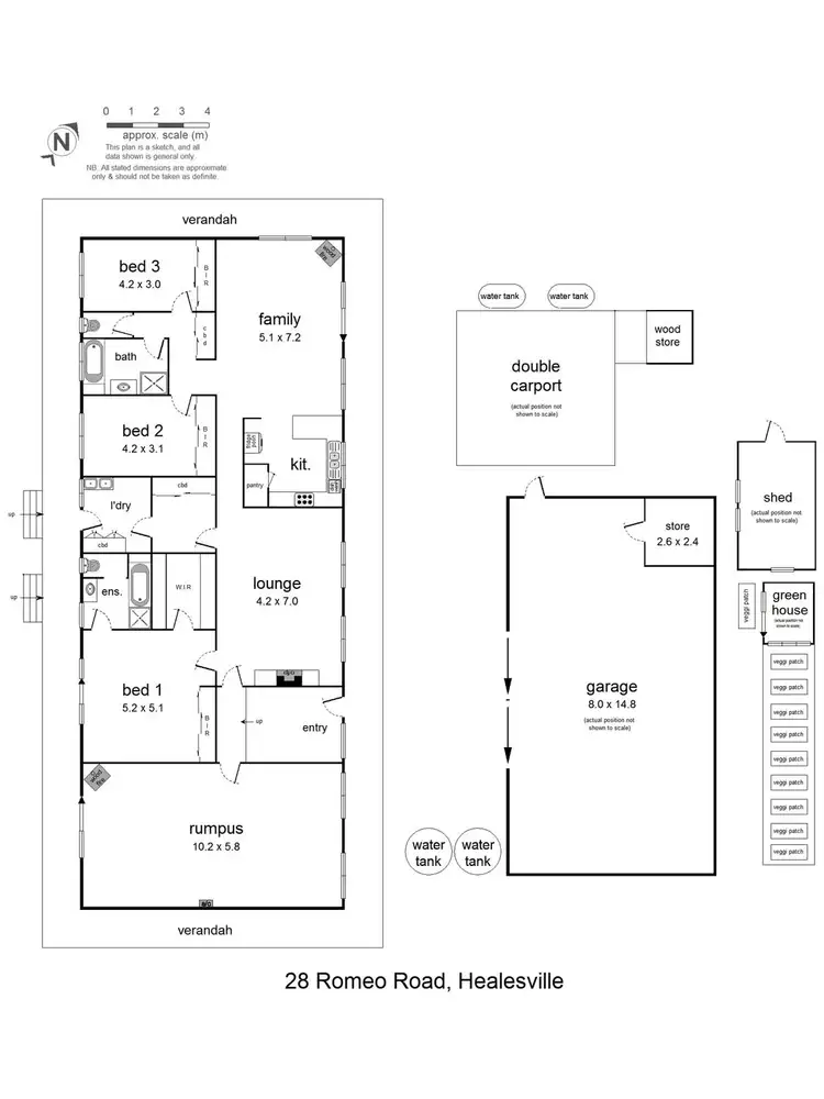 Floorplan of Homely house listing, 28 Romeo Road, Healesville VIC 3777