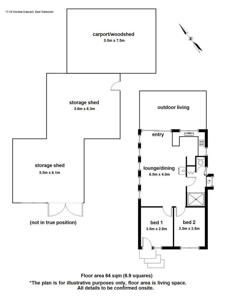 Floorplan of Homely house listing, 17-19 Wombat Crescent, East Warburton VIC 3799
