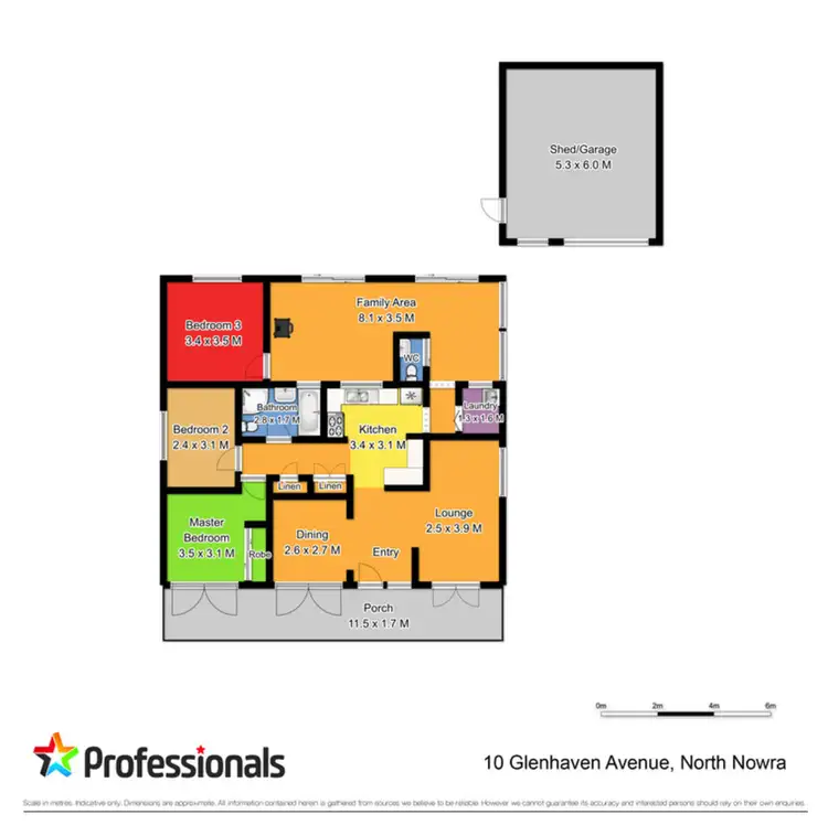 Floorplan of Homely house listing, 10 Glenhaven Avenue, North Nowra NSW 2541