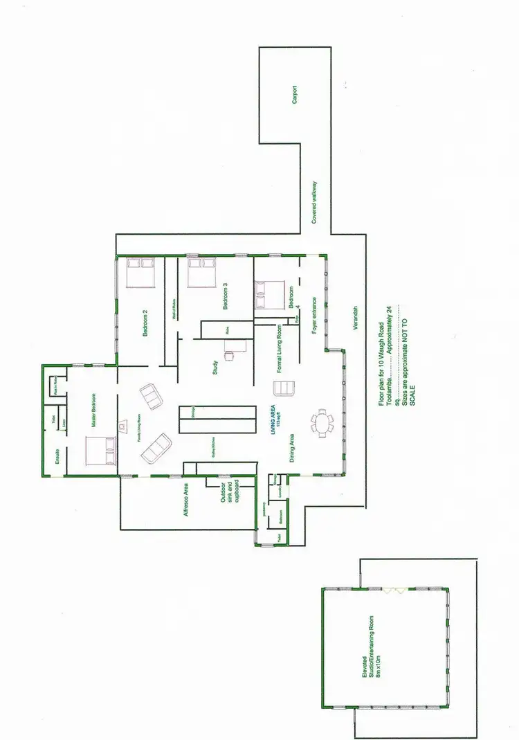 Floorplan of Homely house listing, 10 Waugh Road, Toolamba VIC 3614