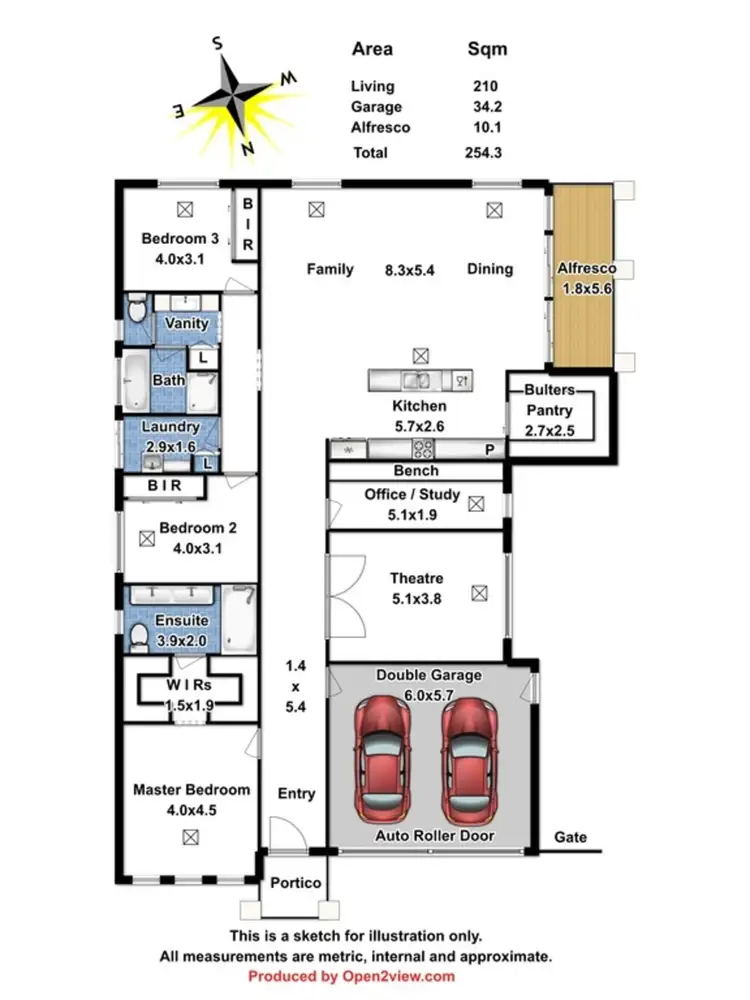 Floorplan of Homely house listing, 11 Aspen Court, Golden Grove SA 5125