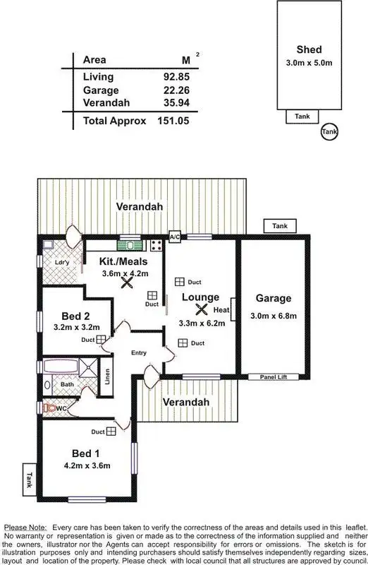 Floorplan of Homely house listing, 13 Hewitt Road, Elizabeth South SA 5112